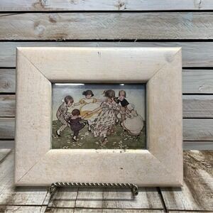 Vintage Jessie Wilcox Smith Framed Print Nursery Rhyme Cottagecore Wall Art